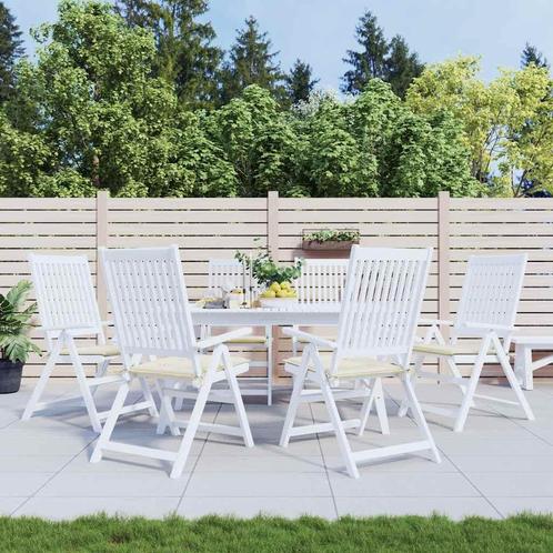 vidaXL Tuinstoelkussens 6 st 40x40x4 cm oxford stof, Huis en Inrichting, Woonaccessoires | Kussens, Nieuw, Verzenden