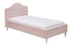 Kidsdepot Lisa 120x200 luxe gestoffeerd twijfelaar bed