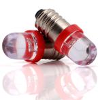 E10 LED lamp - 12V - Rood, Ophalen of Verzenden, Nieuw, Led-lamp