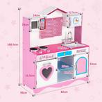 2dekans | Coast Speelkeuken - MDF - 82 x 30 x 101 cm - Roze, Ophalen of Verzenden, Zo goed als nieuw