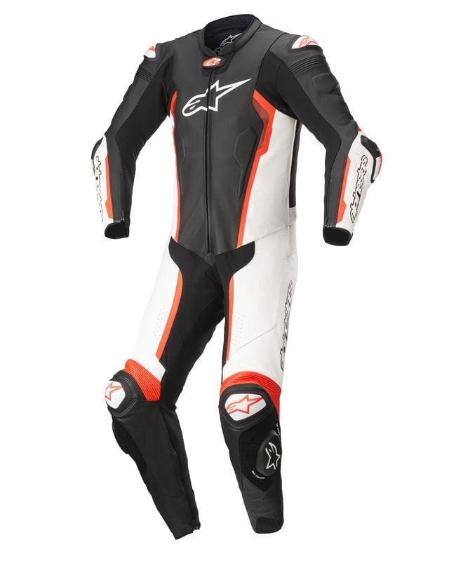Alpinestars Missile V2 1-Delig Pak Zwart Wit Rood Fluo, Motoren, Kleding | Motorkleding, Heren, Nieuw met kaartje, Overall, Verzenden
