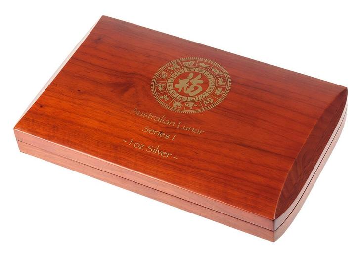 Verzameldoos Lunar I - 1 oz (12 munten), Postzegels en Munten, Munten | Oceanië, Losse munt, Verzenden