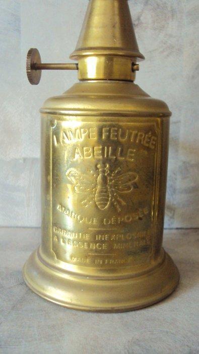 Olielamp (2) - Messing - oude duivenlampen, Antiek en Kunst, Curiosa en Brocante