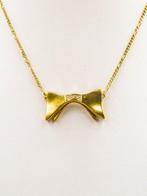 Choker halsketting - 18 karaat Geel goud Diamant