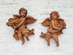 Engelen wandsculpturen - ensemble - Beeldje - 2 Wandengelen, Antiek en Kunst, Antiek | Boeken en Bijbels