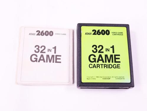 Atari 2600 - 32 In 1 Game Cartridge [Met Boekje], Spelcomputers en Games, Games | Atari, Ophalen of Verzenden