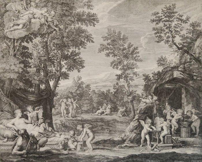 Benoit Audran il Vecchio (1661-1721) - Il riposo di Venere e, Antiek en Kunst, Antiek | Overige Antiek
