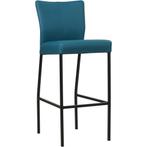 Leren barkruk Revolt hoog - Toledo Turquoise (blauw) -, Huis en Inrichting, Nieuw, Leer, Ophalen of Verzenden, 90 cm of meer