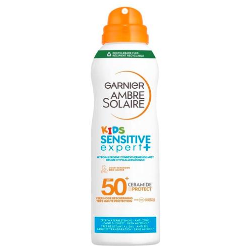 Garnier Ambre Solaire Kids Sensitive Expert+ SPF50+, Sieraden, Tassen en Uiterlijk, Uiterlijk | Lichaamsverzorging, Nieuw, Verzenden