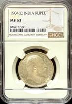 Brits India. Edward VII. 1 Rupee 1904 (C)