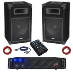 Disco versterker, mixer  8Inch speakers Amp 300-8M, Muziek en Instrumenten, Versterkers | Keyboard, Monitor en PA, Nieuw, P.A.