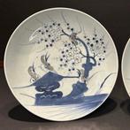 Schaal - Porselein - set ijzerrood borden