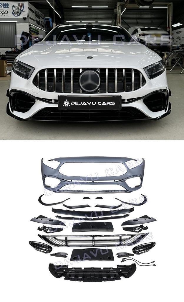 A45 AMG Look Voorbumper voor Mercedes Benz A Klasse W177 V17, Auto diversen, Tuning en Styling, Ophalen of Verzenden