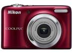 Nikon Coolpix L25 Digitale Compact Camera - Rood, Verzenden, Zo goed als nieuw