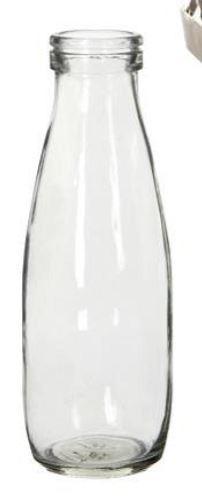 Glas vaas Fles Glas voor schelpen of bloemen Ø7 h.21 cm excl, Hobby en Vrije tijd, Knutselen, Nieuw, Ophalen of Verzenden