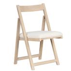 LIVSK Opklapstoel - Rubberhout Frame - Hoogdichtheidsschuim, Verzenden, Nieuw