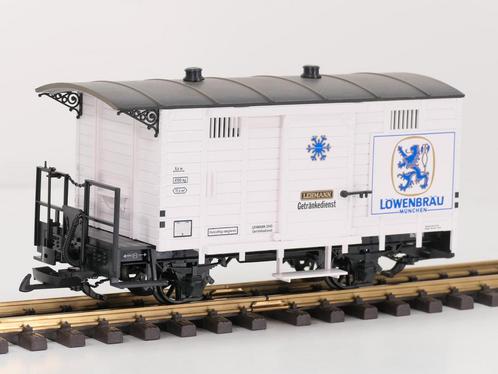 LGB 4131 Löwenbräu München BEER-Wagen (grootspoor), Hobby en Vrije tijd, Modeltreinen | Overige schalen, Overige typen, Gebruikt