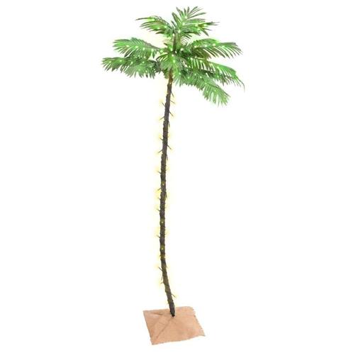 Palmboom LED 220cm | Tweedekansje | Feestelijke Sfeer!, Tuin en Terras, Buitenverlichting, Netvoeding, Minder dan 50 watt, Nieuw