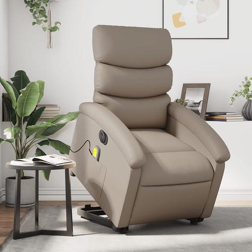 vidaXL Sta-op-massagestoel elektrisch kunstleer, Huis en Inrichting, Fauteuils, Nieuw, Verzenden