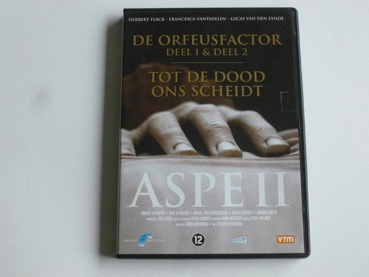 Aspe II - De Orfeusfactor / Tot de dood ons scheidt (DVD), Cd's en Dvd's, Dvd's | Tv en Series, Zo goed als nieuw, Verzenden