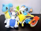 pokemon - Pokemon Plush Toy Lot 7pcs Lapras Lugia Jolteon, Nieuw