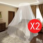 vidaXL Muggennetten 2 st rond 56x325x230 cm, Doe-het-zelf en Verbouw, Deuren en Horren, Verzenden, Nieuw
