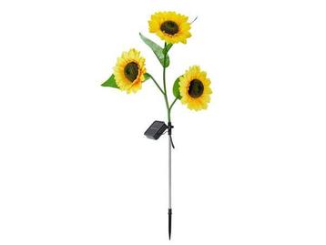 Veiling - Solar verlichting - zonnebloem - 3 bloemen beschikbaar voor biedingen