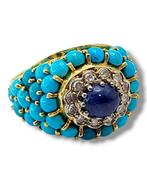 Ring - 18 karaat Geel goud, Prachtige vintage 18K gouden, Sieraden, Tassen en Uiterlijk, Ringen, Nieuw
