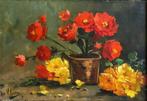 Henry Schouten (pseud. Jos Klaus) (1857/64-1927) - Fleurs au, Antiek en Kunst, Kunst | Schilderijen | Klassiek