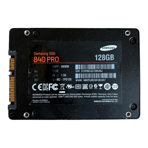 128GB SSD SATA 2.5 6G Samsung 840 Pro MZ-7PD128 P/N:, Computers en Software, Harde schijven, Intern, Server, SATA, Refurbished