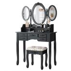 LIVSK Kaptafel Set - Elegante Spiegels - Make-up Tafel - Kus, Huis en Inrichting, Tafels | Kaptafels, Verzenden, Nieuw