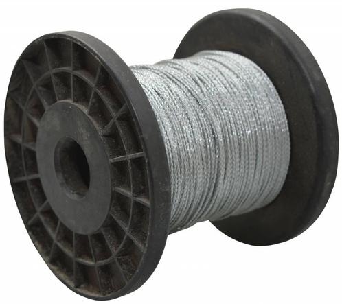 Staalkabel op rol - 1 mm 100 meter op katrol, Doe-het-zelf en Verbouw, IJzerwaren en Bevestigingsmiddelen, Verzenden