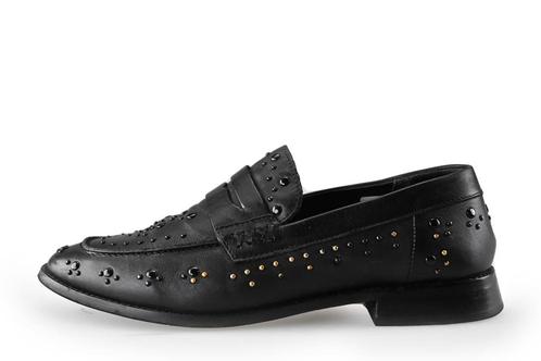 Manfield Loafers in maat 40 Zwart | 10% extra korting, Kleding | Dames, Schoenen, Zwart, Gedragen, Overige typen, Verzenden