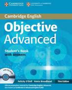 Objective Advanced Students Book with Answers with CD-ROM, Boeken, Verzenden, Gelezen, Felicity O'Dell