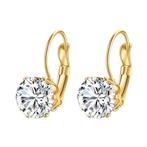 18K gold plated Stainless steel earrings, Intensity, Verzenden