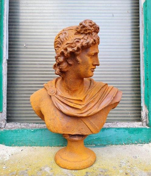 Beeldje - Bust - Gietijzer, Antiek en Kunst, Curiosa en Brocante