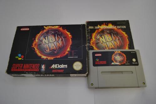 NBA Jam T.E. (SNES EUR CIB), Spelcomputers en Games, Games | Nintendo Super NES, Zo goed als nieuw, Verzenden