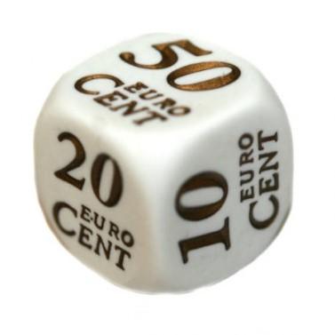 Euro Dobbelstenen (6 stuks) | Koplow Games - Spelonderdelen, Hobby en Vrije tijd, Gezelschapsspellen | Bordspellen, Nieuw, Verzenden