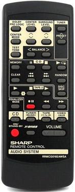 Afstandsbediening Sharp rrmcg0182awsa, Ophalen of Verzenden, Nieuw, Origineel