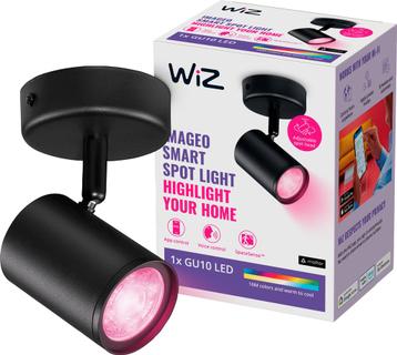 WiZ Connected Imageo Zwart 1 spot - Slimme Smart lampen beschikbaar voor biedingen