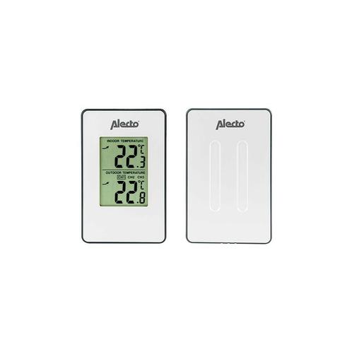 Alecto Weerstation en Thermometer Wit, Audio, Tv en Foto, Weerstations en Barometers, Nieuw, Verzenden