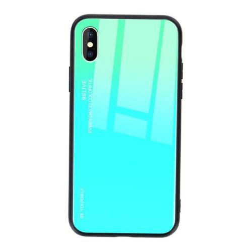 iPhone X Hoesje Gradient - TPU en 9H Glas - Shockproof, Telecommunicatie, Mobiele telefoons | Hoesjes en Frontjes | Apple iPhone