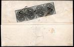 Italiaanse oude staten - Pauselijke Staat 1852 - Brief, Gestempeld