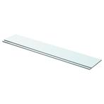 vidaXL Schappen 2 st 70x12 cm glas transparant, Huis en Inrichting, Woonaccessoires | Wandplanken en Boekenplanken, Verzenden