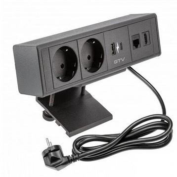 Opbouw stopcontact BAR, 2 stopcontacten, 1 x USB-A, 1 x U... beschikbaar voor biedingen