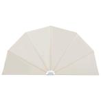 Inklapbaar Terrasscherm Creme 160cm | Tweedekansje | OP=OP, Tuin en Terras, Ophalen of Verzenden, Nieuw, Overige materialen, Overige typen