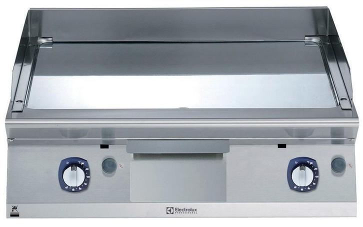 ELECTROLUX BAKPLAAT, 2 ZONES, GLAD, GEPOLIJST CHROOM, 800 MM, Zakelijke goederen, Horeca | Keukenapparatuur, Verzenden