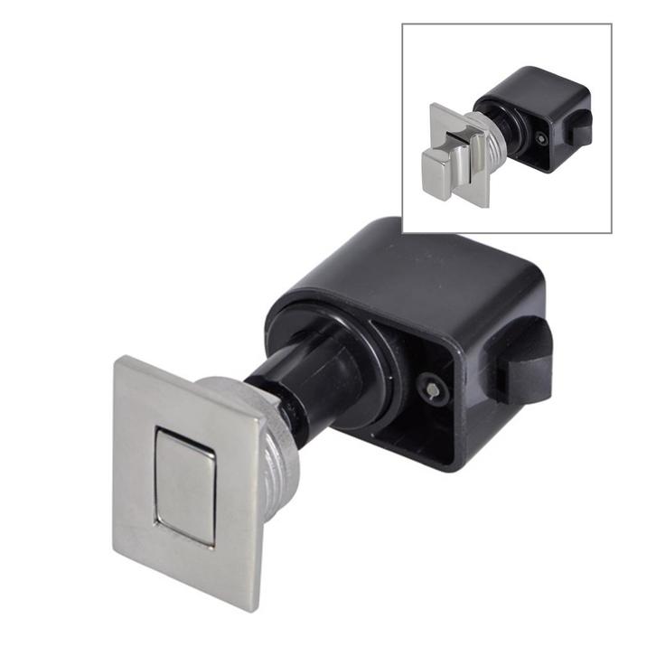 Rechthoekige RVS drukknop, zelfsluitend, Watersport en Boten, Bootonderdelen, Nieuw, Ophalen of Verzenden