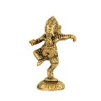 Ganesha Dansend Messing (10 cm), Verzamelen, Beelden en Beeldjes, Nieuw, Verzenden