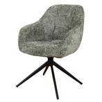 Eetkamerstoel met armleuning | Stof | Groen | DS4U Joy, Huis en Inrichting, Stoelen, Ophalen of Verzenden, Nieuw